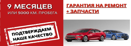 Гарантия 9 месяцев